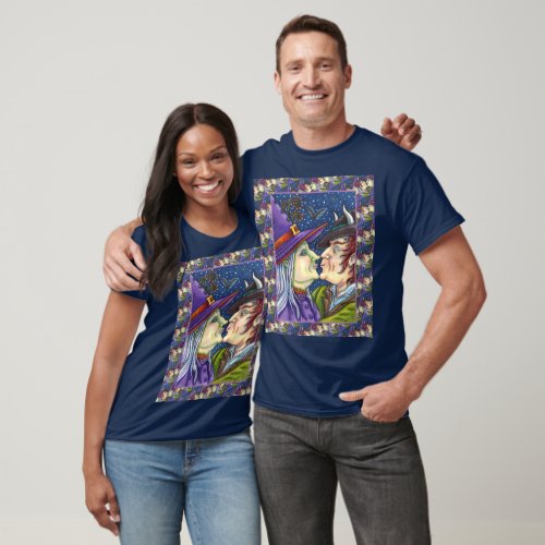 NEVER TOO OLD FOR ROMANCE WITCH  WARLOCK IN LOVE T_Shirt