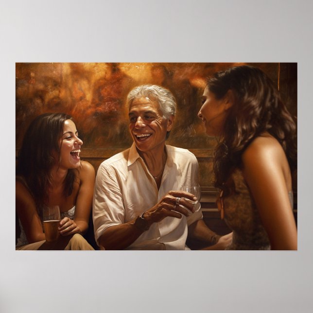 Never too old to enjoy la buena vida poster (Front)