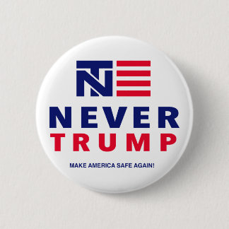 "NEVER TRUMP" 2.25-inch Button