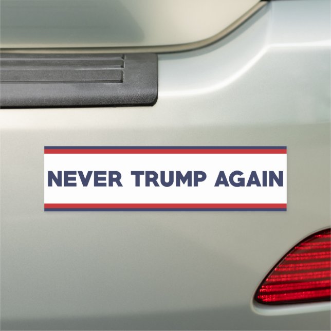 Never Trump Again 2024 Car Magnet (In Situ)