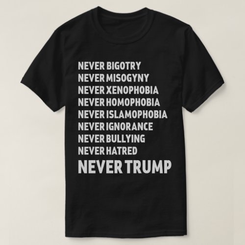 Never Trump Anti Trump T_Shirt