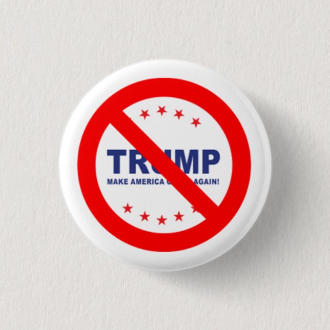 Never Trump Button (Front)