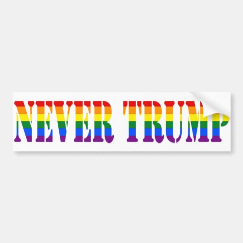 Never Trump _ Stop Project 2025 _ Defend Democracy Bumper Sticker