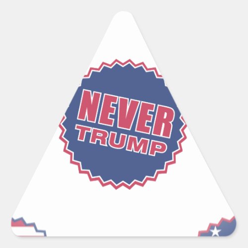 never trump triangle sticker