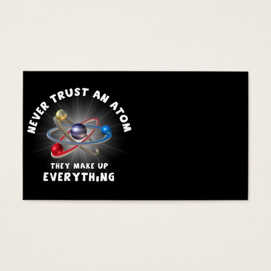 Never trust atom (Front)