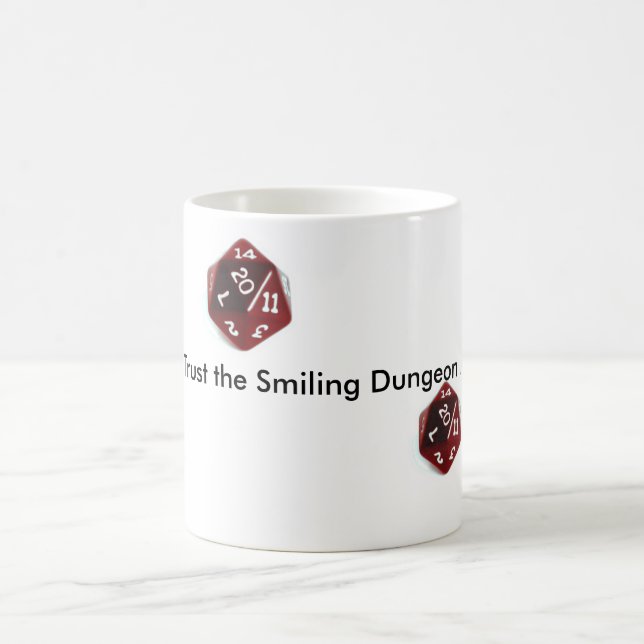 Never Trust the Smiling Dungeon Master Mug (Center)