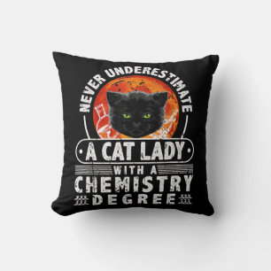Never Underestimate A CNA Who Survived The Pandem Throw Pillow