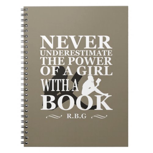 Never Underestimate a girl with a book