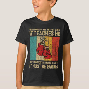 Never Underestimate A Grandpa With Boxing Gloves B T-Shirt