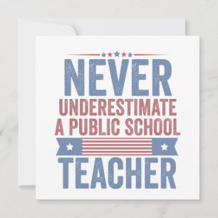 Never underestimate a public School Teacher Walz Announcement