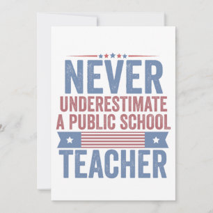 Never underestimate a public School Teacher Walz Announcement