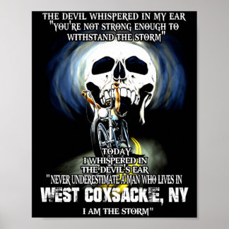 Never Underestimate A West Coxsackie Ny Man Poster