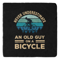Never Underestimate An Old Guy On A Bicycle Funny 