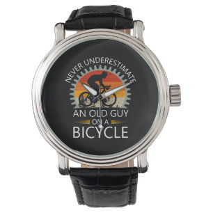 Never Underestimate An Old Guy On A Bicycle Watch