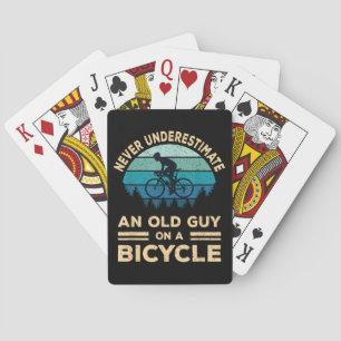 Never Underestimate An Old Guy On A Funny Poker Cards