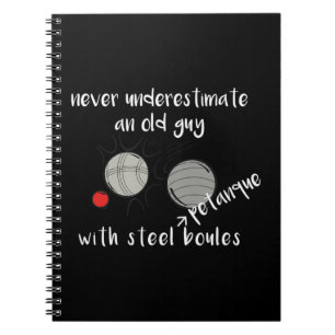 Never Underestimate An Old Hippie With A Cat Funny Notebook
