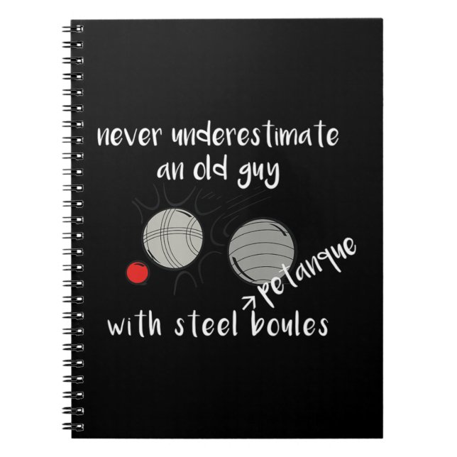 Never Underestimate An Old Hippie With A Cat Funny Notebook (Front)