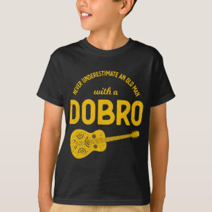 Never Underestimate An Old Man Bluegrass Music Dob T-Shirt
