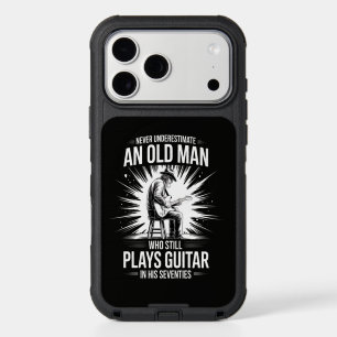 Never Underestimate an Old Man Plays Guitar iPhone 17 Pro Max Case