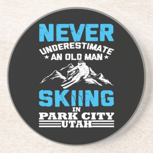 Never underestimate an old man skiing in Utah Coaster