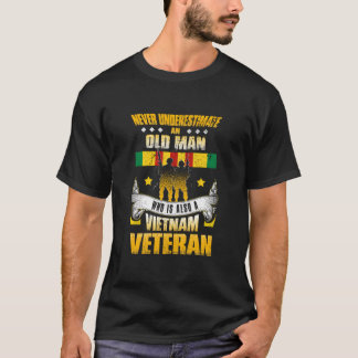 Never Underestimate An Old Man Who Is Also A Vietn T-Shirt