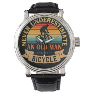 Never underestimate an old man with a bicycle watch
