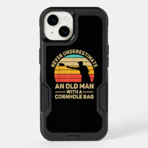 Never Underestimate An Old Man With a Cornhole Bag OtterBox iPhone 14 Case