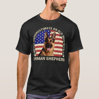 Never Underestimate An Old Man With A German T-Shirt