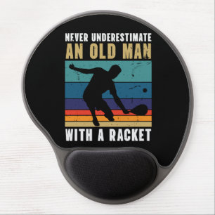 Never underestimate an old man with a pickleball gel mouse pad