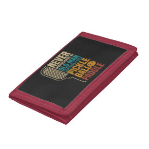Never Underestimate an Old Man with A Pickleball Tri-fold Wallet