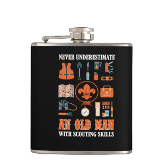Never Underestimate An Old Man With Scouting Skill Flask