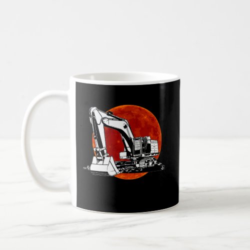 Never Underestimate An Old With An Excavator Coffee Mug