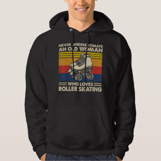 Never Underestimate An Old Woman On A Bicycleunder Hoodie