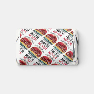 Never Underestimate Old Man Biker Hershey's Miniatures