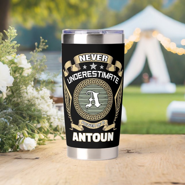 Never underestimate power of a ANTOUN Insulated Tumbler (Wedding (Rotated))