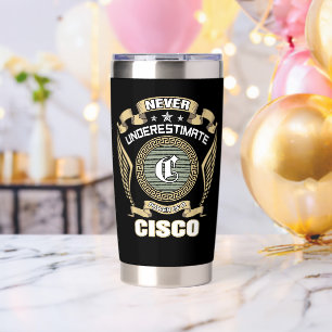 NEVER_UNDERESTIMATE_POWER_OF_A_CISCO INSULATED TUMBLER
