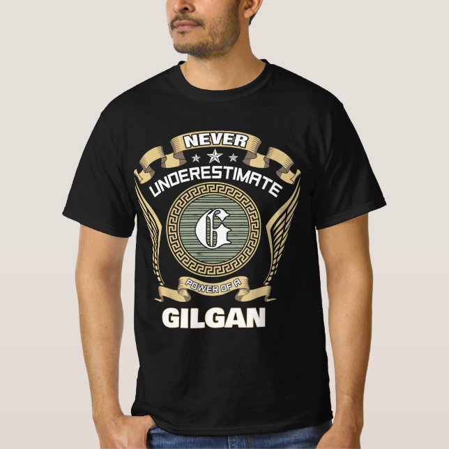 Never underestimate power of a GILGAN T-Shirt (Front)
