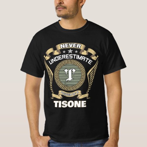 Never underestimate power of a TISONE T-Shirt