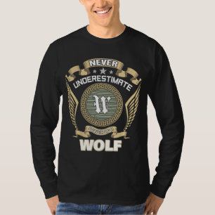 NEVER UNDERESTIMATE POWER OF A WOLF T-Shirt
