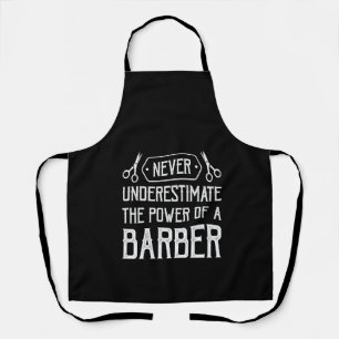 never underestimate the power of a barber apron