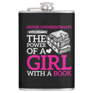 Never Underestimate The Power Of A Girl With A Boo Flask