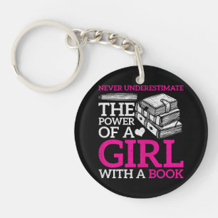 Never Underestimate The Power Of A Girl With A Boo Keychain