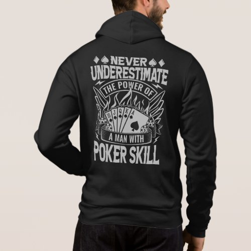 never underestimate the power of a man with a poke hoodie