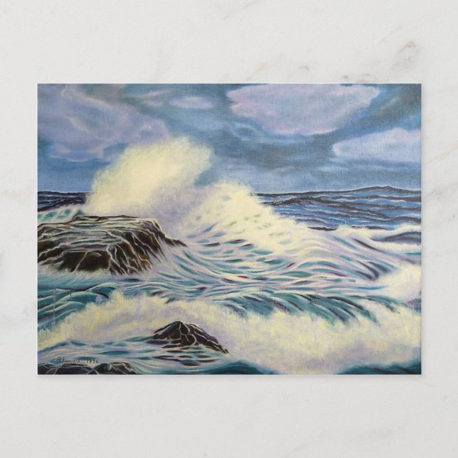 Never underestimate the power of nature postcard (Front)