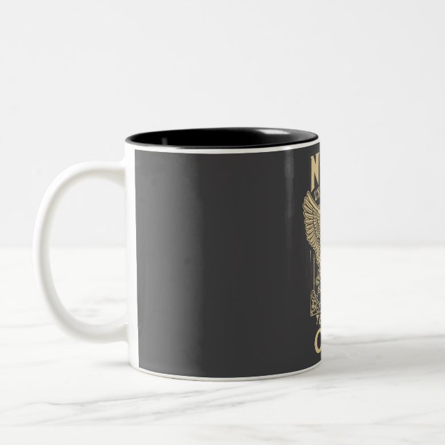 Never Underestimate The Power Of Otto Two-Tone Coffee Mug (Left)