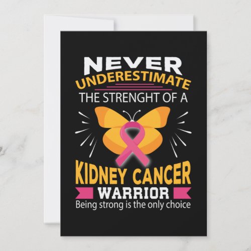Never Underestimate The Strenght Of A Kidney Save The Date