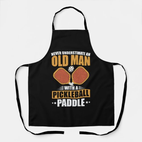 Never Understimate An Old Man Apron