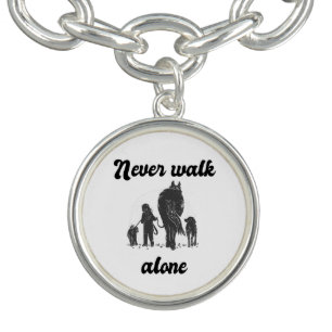 Never Walk Alone – Rustic Animal Lover Bracelet