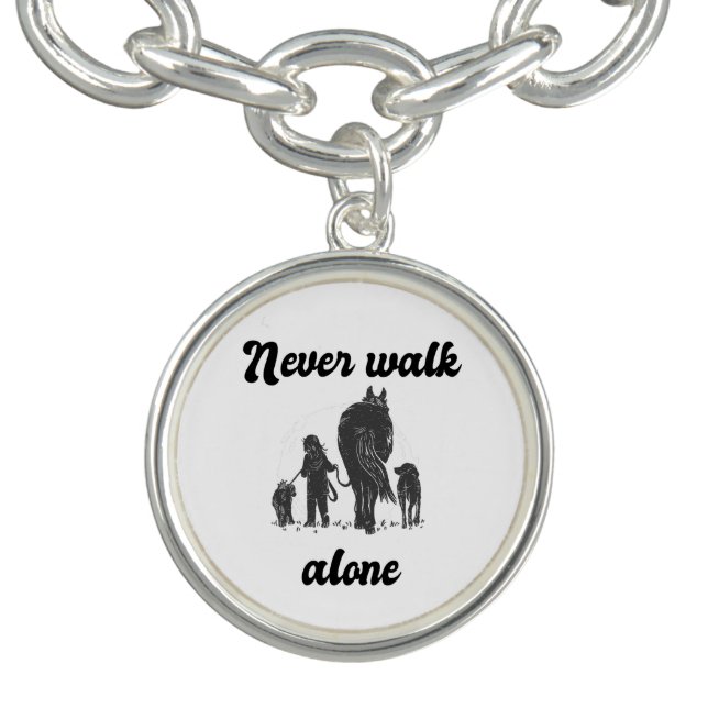 Never Walk Alone – Rustic Animal Lover  Bracelet (Design)