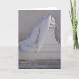 Never Weep Alone Angel Card (side view)